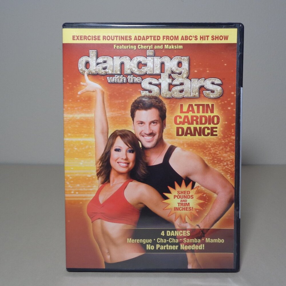 DANCING WITH THE STARS Latin Cardio Dance New DVD / 4 Dances